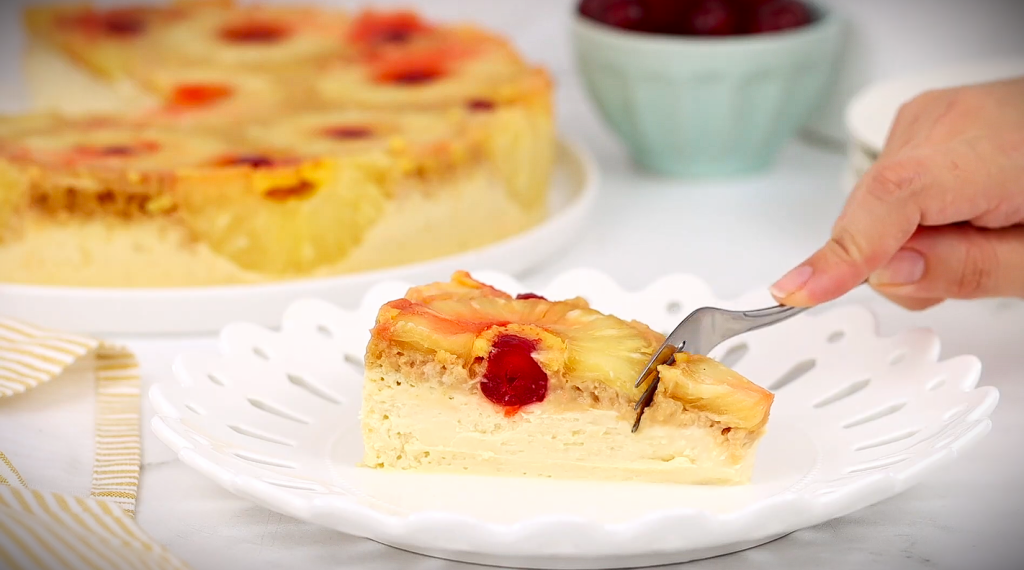 Pineapple Upside-Down Cheesecake