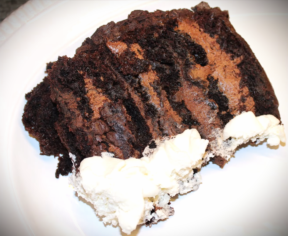 Chocolate Tower Truffle Cake