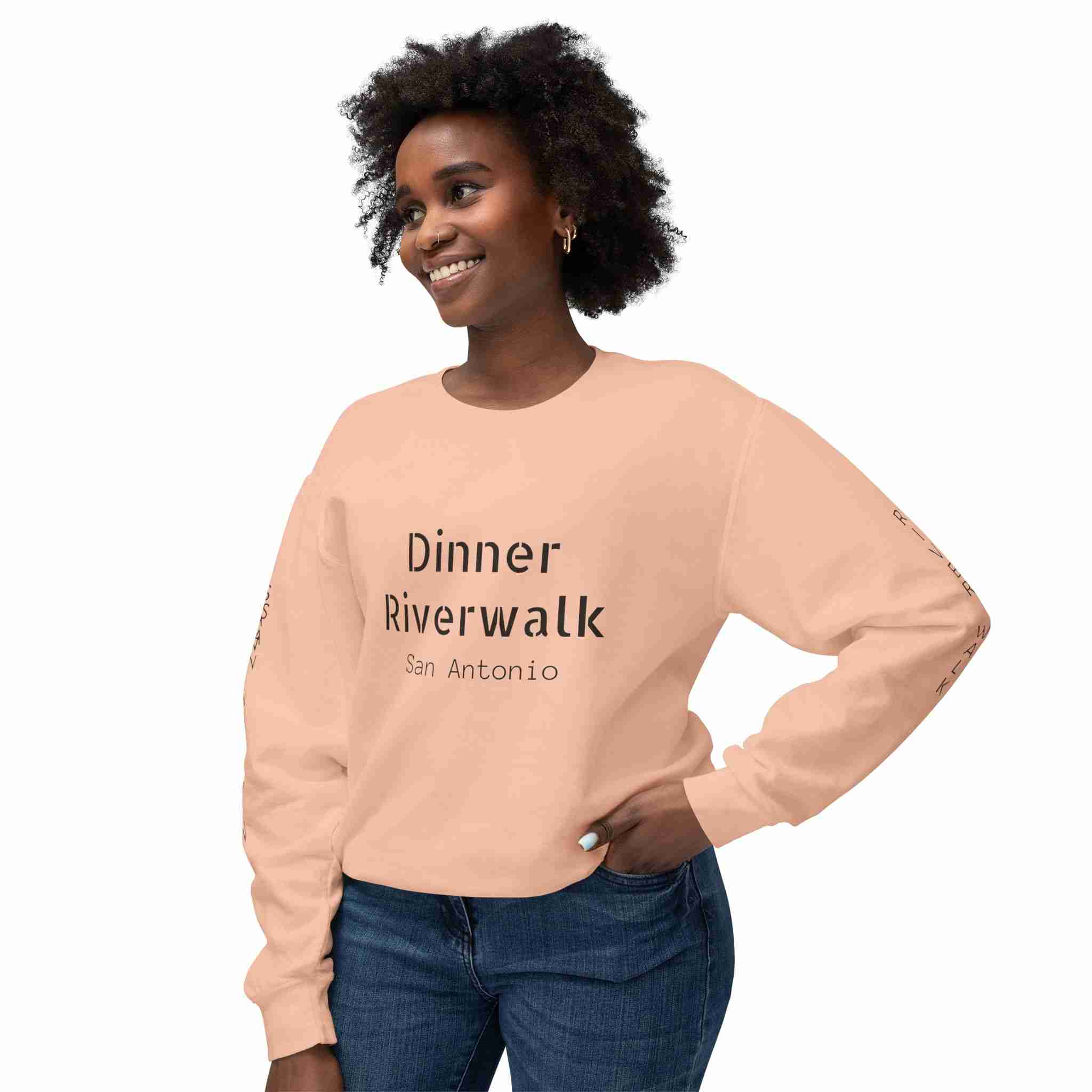 Unisex Lightweight Crewneck Sweatshirt - Image 3