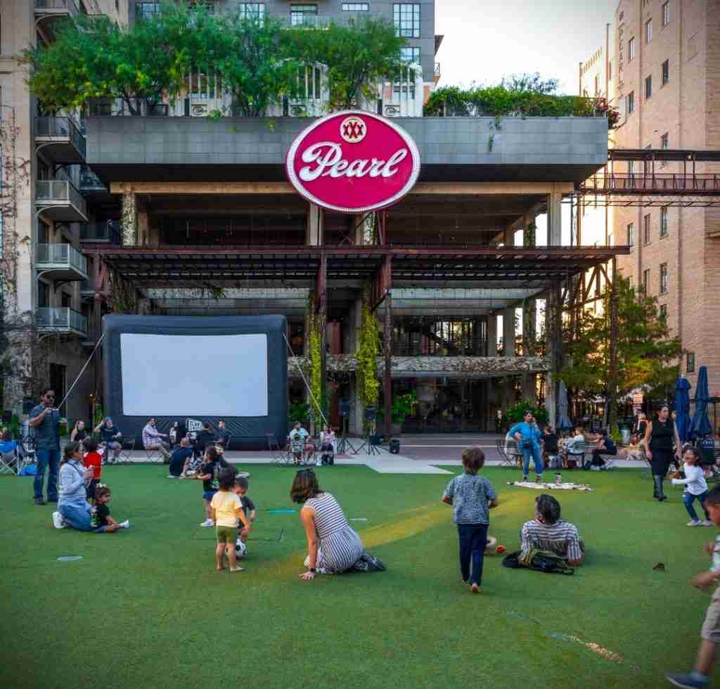 Food Hall At The Pearl + Splash Pad