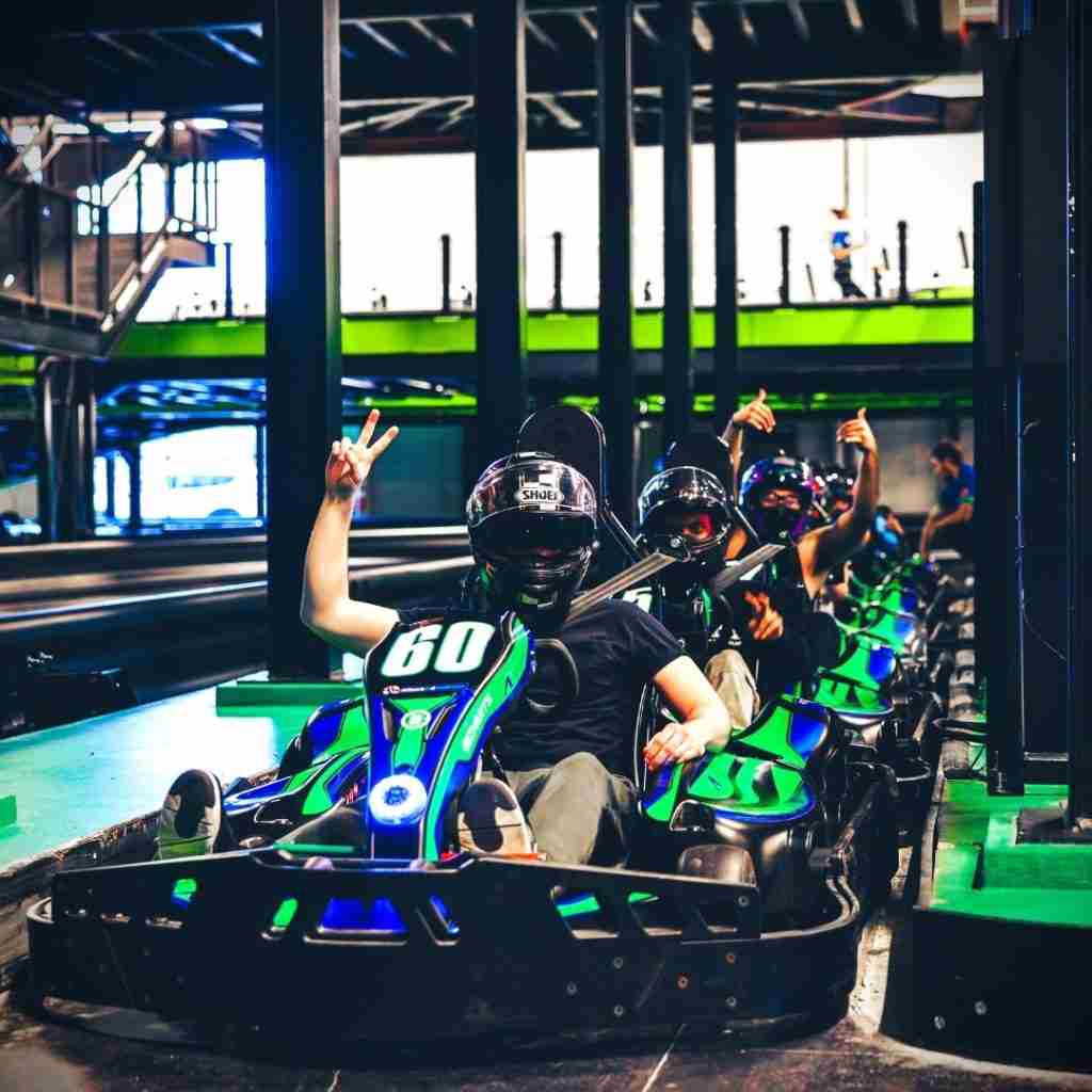 Go-Kart Racing At Andretti Indoor Karting And Games